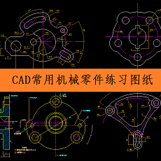 127個CAD常用機(jī)械零件圖 CAD機(jī)械.